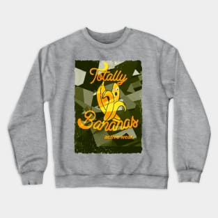 Totally Bananas Active Wear Art Crewneck Sweatshirt